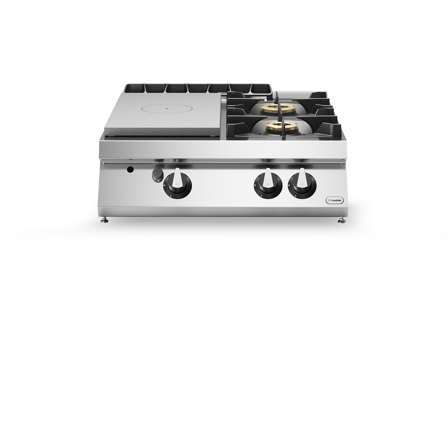 Masina de gatit cu plita unica, alimentare gaz, 2 ochiuri, model de banc, putere totala gaz 23000W