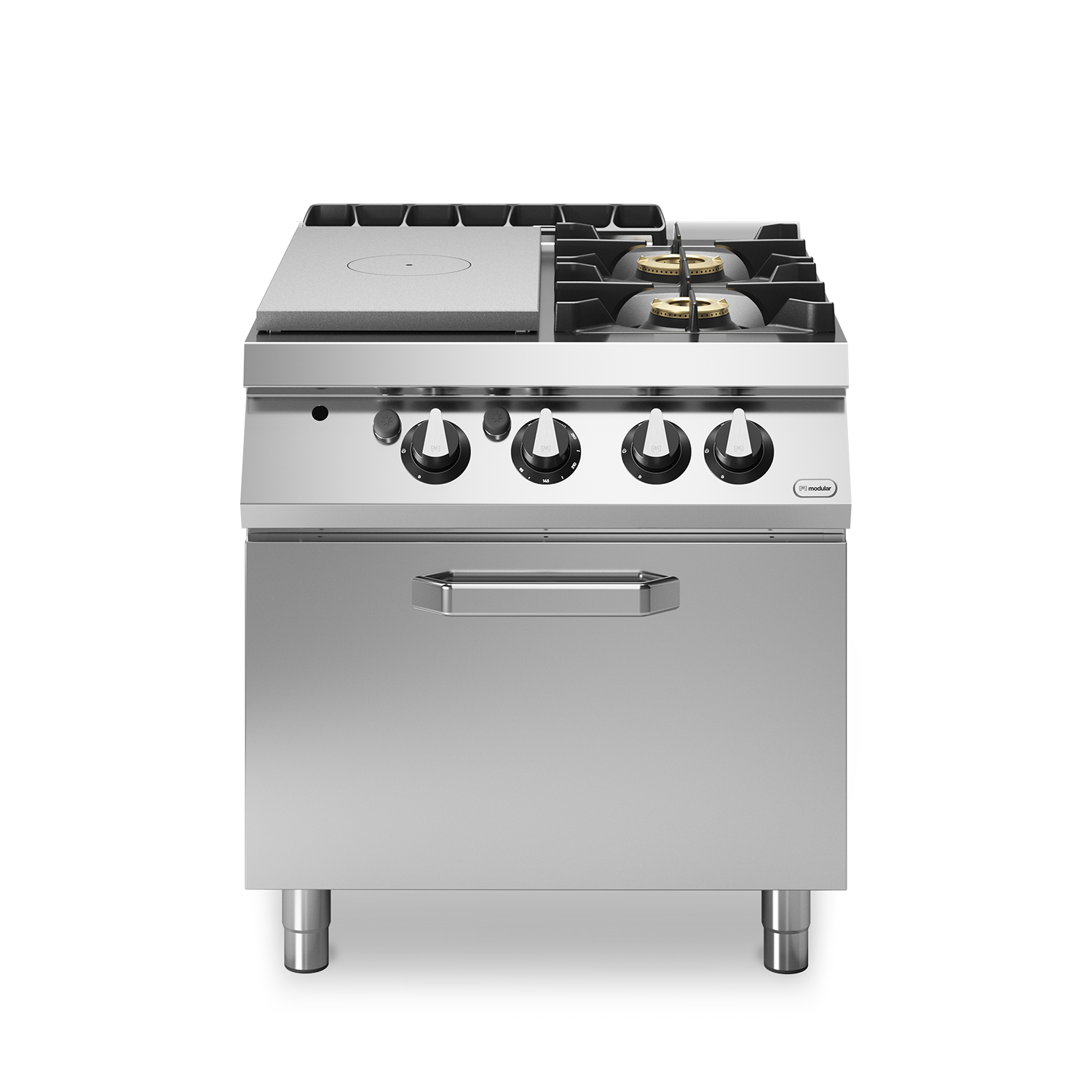 Masina de gatit cu plita unica, alimentare gaz, 2 ochiuri, cuptor static cu alimentare gaz, putere totala gaz 31000W