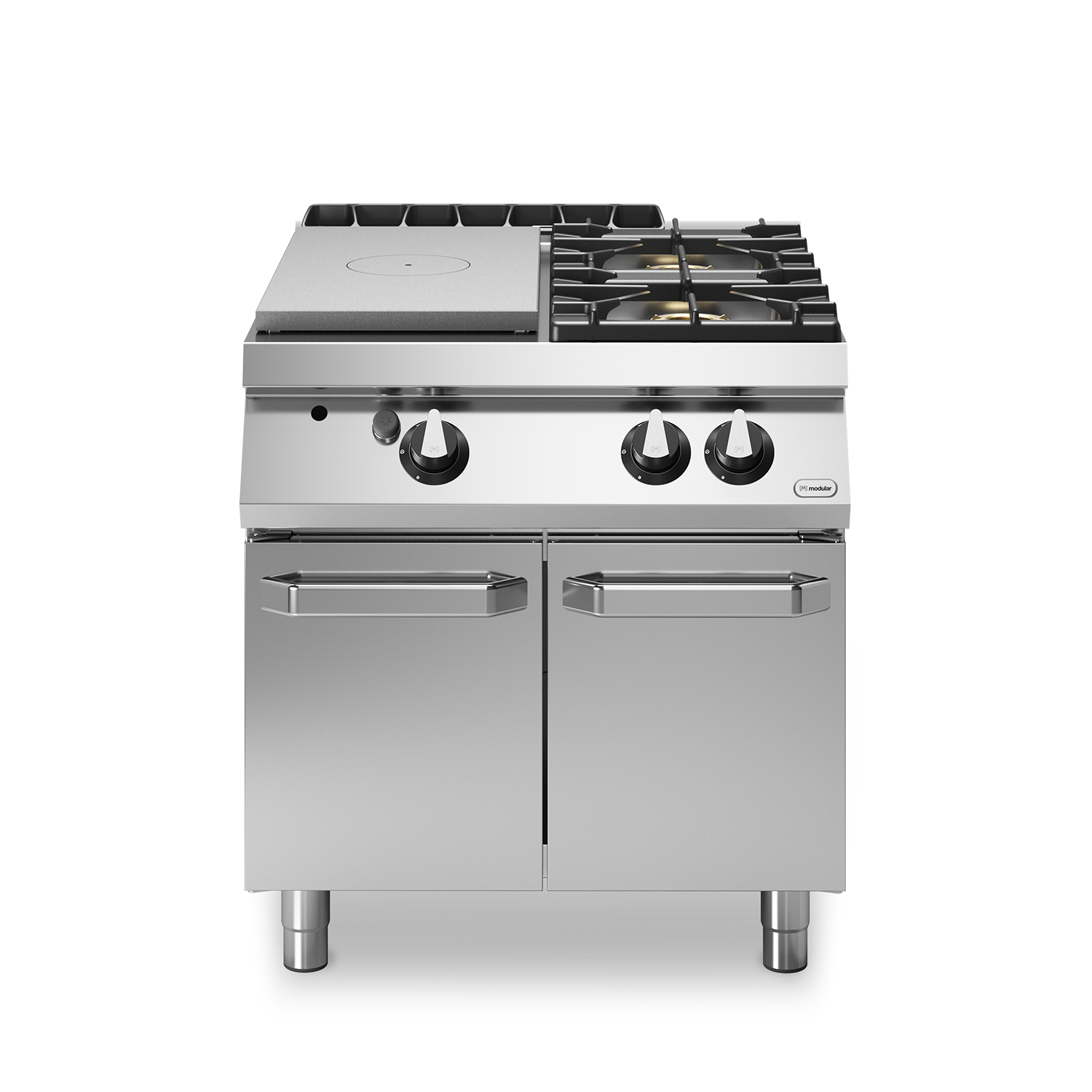 Masina de gatit cu plita unica, alimentare gaz, 2 ochiuri, putere totala gaz 20000W