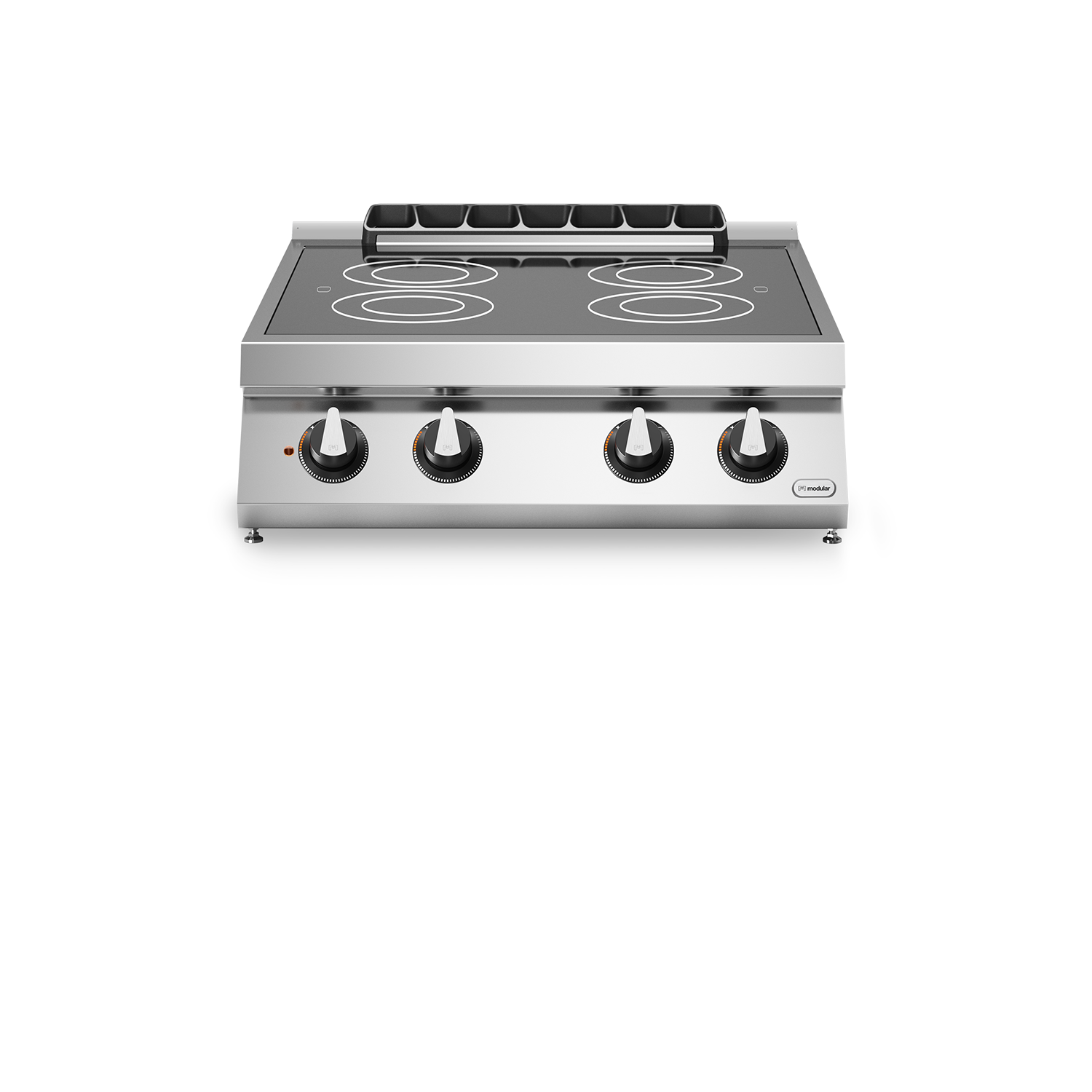 Masina de gatit cu plita vetroceramica, 4 zone de gatit, model de banc, putere electrica totala 13600W