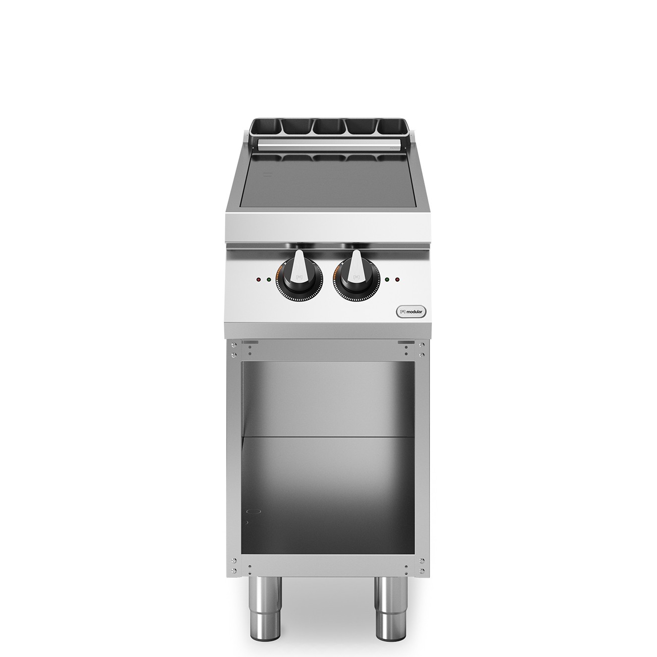 Masina de gatit cu inductie, 2 zone de gatit, baza deschisa, putere electrica totala 7000W, alimentare 380V