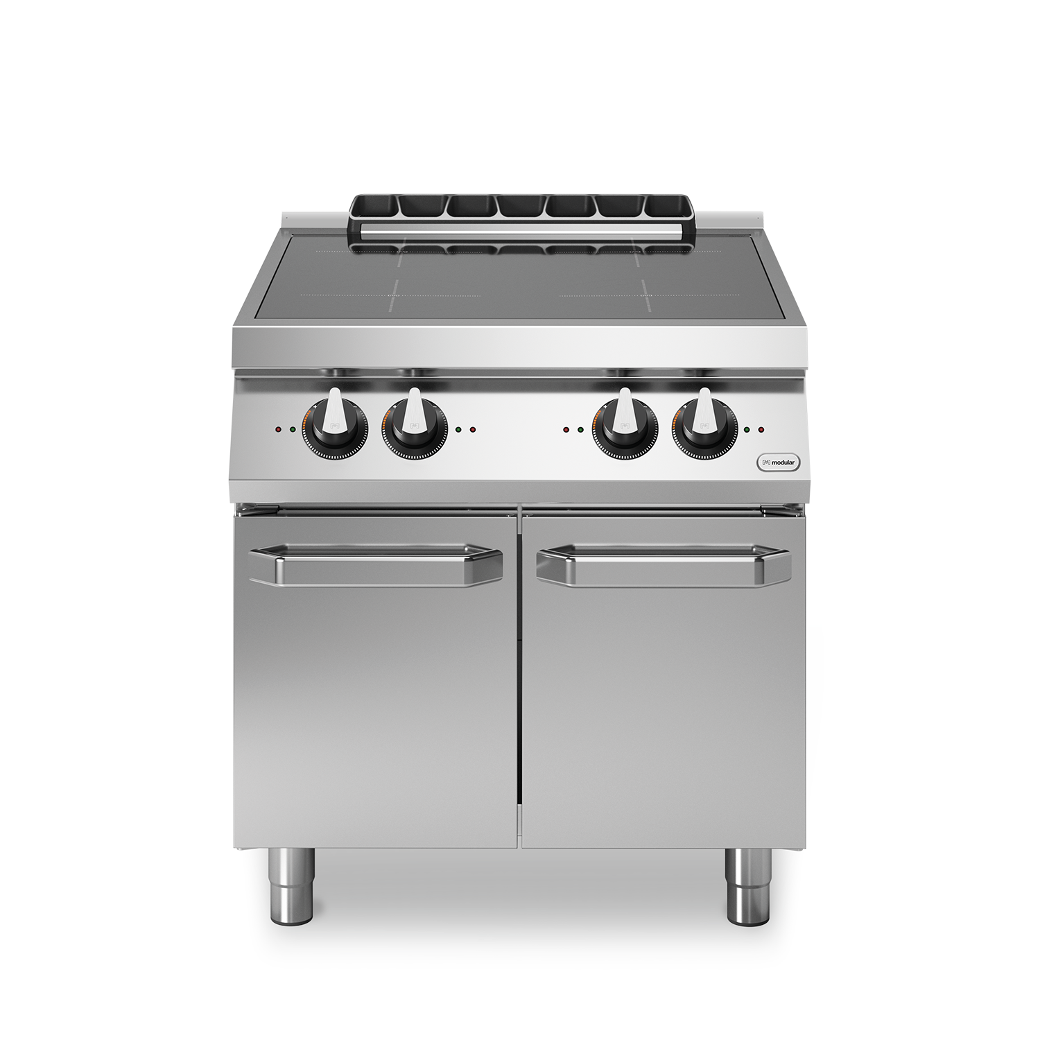 Masina de gatit cu inductie, 4 zone de gatit, baza inchisa, putere electrica totala 20000W