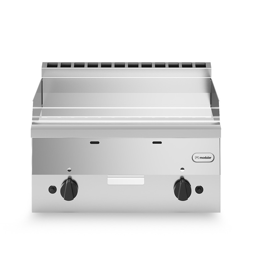 Fry top, alimentare gaz, suprafata neteda cromata, putere totala gaz 10400W