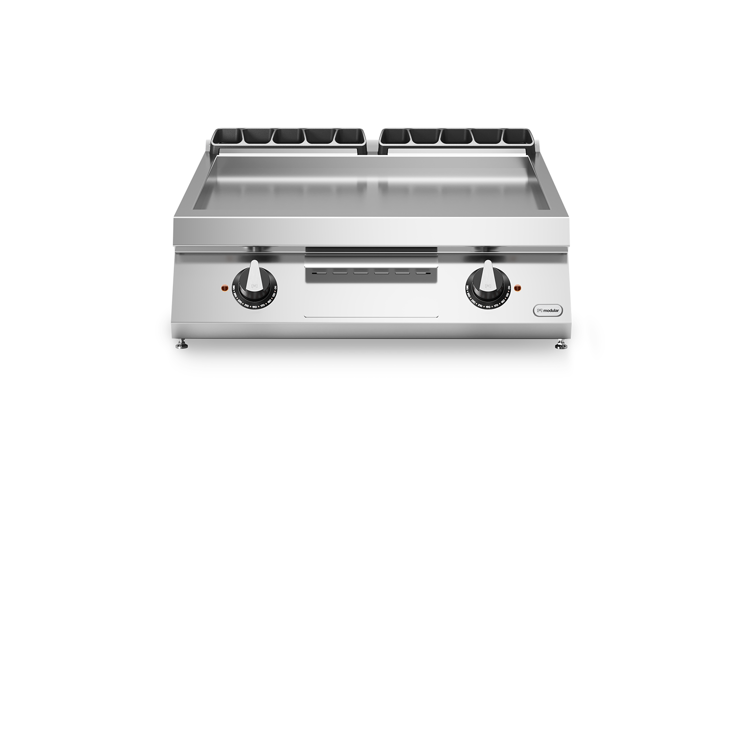 Fry top, electric, suprafata neteda cromata, model de banc, putere 15000W