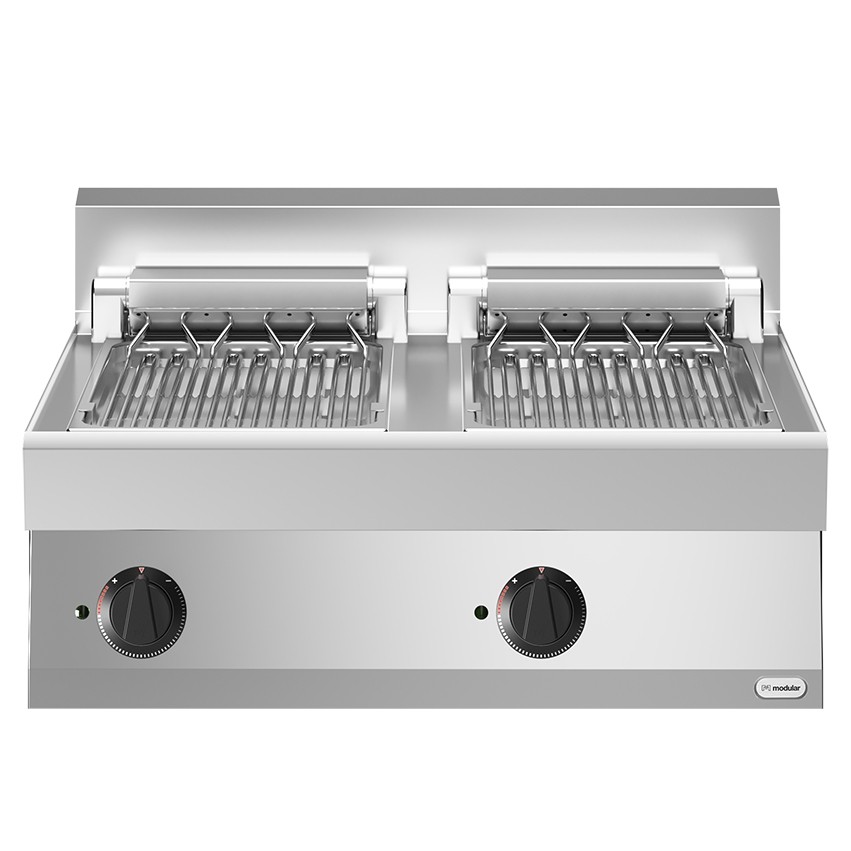 Gratar, electric, 2 zone de gatit, putere electrica totala 8160W