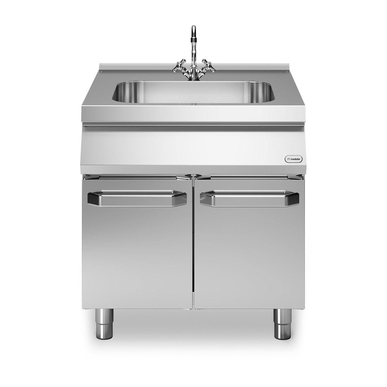 Element neutru cu lavoar, baza inchisa, dimensiuni cuva 600x500x250hmm