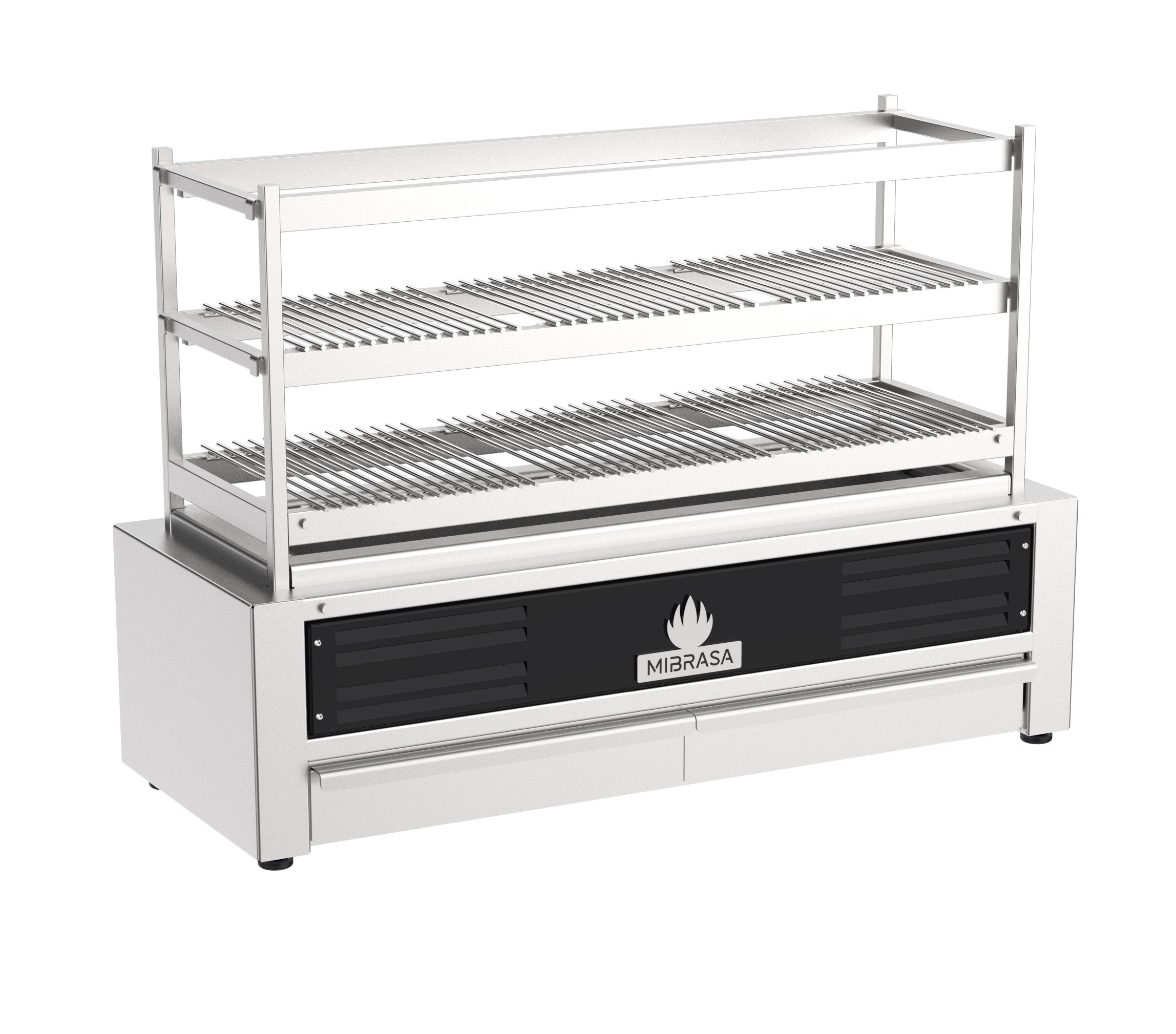 Gratar traditional japonez pe carbuni Robatayaki, putere termica 2kW, temperatura 250°C