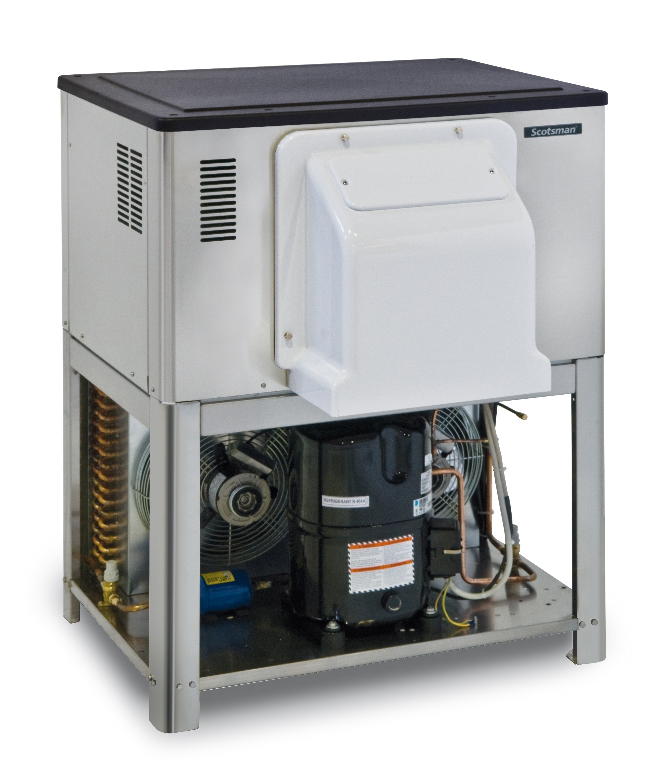 Masina fulgi de gheata, racire cu apa, productivitate: 510-570kg/24h, alimentare 380V, putere 2250W