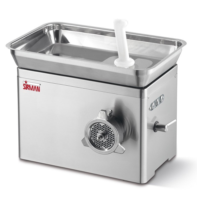 Masina de tocat carne,din inox, productivitate 350kg/ora, alimentare 380V, putere racire 150W