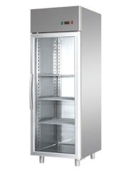 Dulap frigorific cu o usa din sticla, capacitate 600 litri, putere absorbita 385W