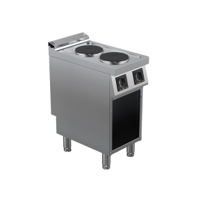 Masina de gatit cu plite rotunde electrica cu 2 zone, putere 5200W