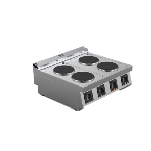 Masina de gatit cu plite rotunde electrica cu 4 zone, putere totala 10400W 