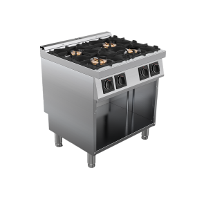 Masina de gatit alimentare gaz 4 arzatoare, putere totala 24000W