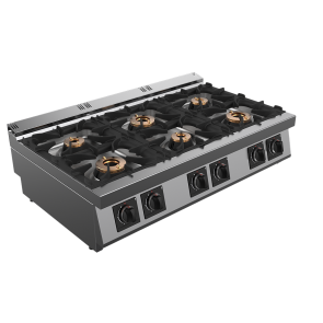 Masina de gatit alimentare gaz 6 arzatoare, putere totala 36000W