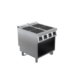 Masina de gatit cu plite patrate electrica cu 4 zone, putere totala 16000W