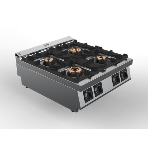 Masina de gatit alimentare gaz 4 arzatoare, putere totala 27000W