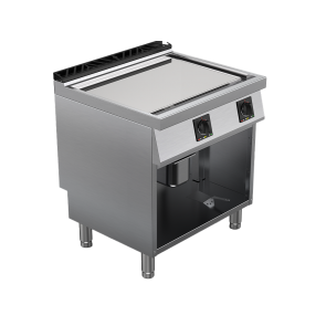 Fry top electric suprafata neteda cromata, putere 10200W