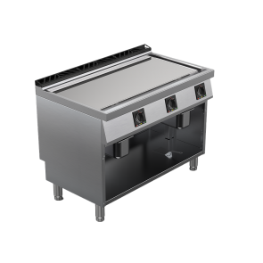 Fry top electric suprafata neteda cromata, putere 15300W