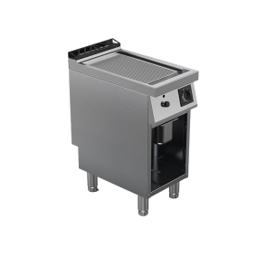 Fry top alimentare gaz suprafata striata, putere totala 7000W 