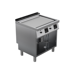 Fry top alimentare gaz suprafata neteda, putere totala 14000W 