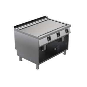 Fry top electric suprafata neteda cromata, putere totala 19800W 