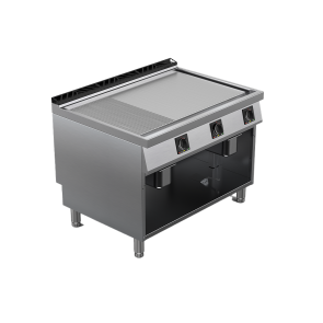 Fry top electric suprafata mixta, putere totala 19800W