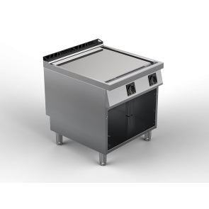 Fry top electric suprafata neteda cromata, putere totala 13200W 