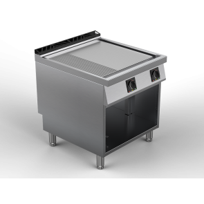 Fry top electric suprafata mixta , putere totala 13200W