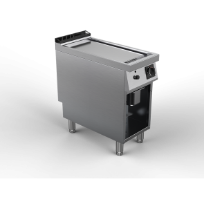 Fry top alimentare gaz suprafata neteda, putere totala 8000W