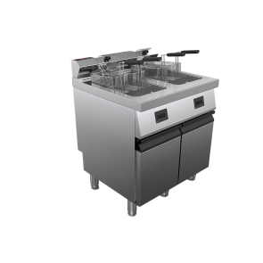 Friteuza electrica 2 cuve capacitate 15 litri, putere 28000W 