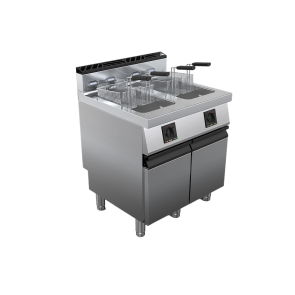 Friteuza alimentare gaz 2 cuve capacitate 15 litri, putere 32000