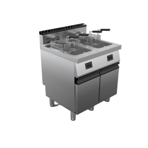 Friteuza alimentare gaz 2 cuve capacitate 15 litri, putere 32000W