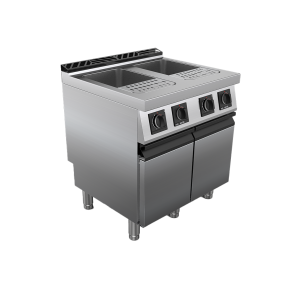 Masina de fiert paste alimentare gaz cu 2 cuve capacitate 30 litri, putere 20000W