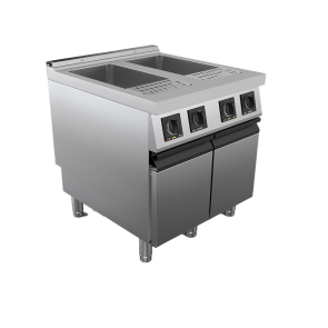 Masina de fiert paste electric 2 cuve capacitate 45 litri, putere totala 18000W