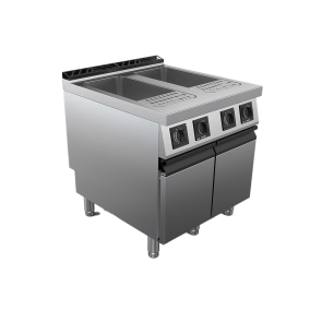 Masina de fiert paste alimentare gaz 2 cuve capacitate 45 litri, putere totala 27800W
