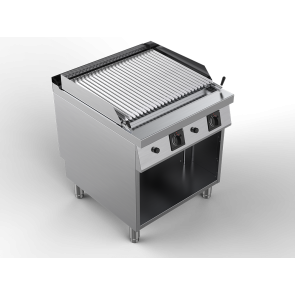 Gratar cu roca vulcanica, putere totala 24000W