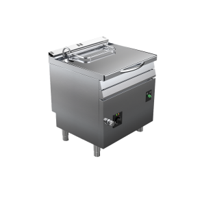 Tigaie basculanta electrica capacitate 55 litri, alimentare 380V, putere totala 8700W, greutate 130kg