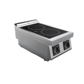 Masina de gatit cu plita vetroceramica electrica cu 2 zone, putere totala 5000W 