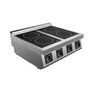 Masina de gatit cu plita vetroceramica electrica cu 4 zone, putere totala 12000W 