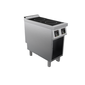 Masina de gatit cu plita vetroceramica electrica cu 2 zone, putere totala 6800W 