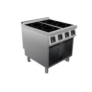 Masina de gatit cu plita vetroceramica electrica cu 4 zone, putere totala 13600W