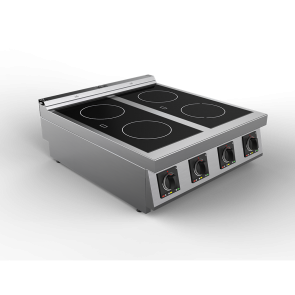 Masina de gatit cu plita vetroceramica electrica cu 4 zone, putere totala 13600W