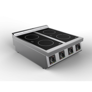 Masina de gatit cu plita vetroceramica electrica cu 4 zone, putere totala 16000W 