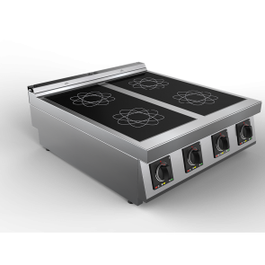 Masina de gatit cu inductie electrica cu 4 zone, putere totala 20000W