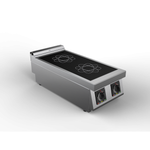 Masina de gatit cu inductie electrica cu 2 zone, putere totala 10000W 