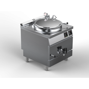 Marmita electrica incalzire indirecta capacitate 100 litri, inox, putere totala 16000W