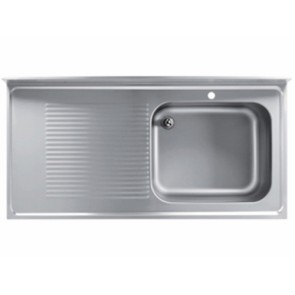 Spalator, cu o cuva, picurator pe stanga, dimensiune (LxlxH mm): 1400x600x850