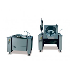 Marmita basculanta, cu brat de amestecare, incalzire electrica indirecta, capacitate totala 330 litri