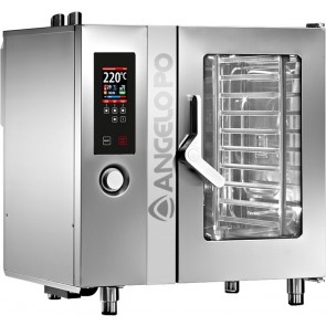 Cuptor electric mixt, nivelul 2, capacitate 10 tavi GN1/1, alimentare 380V, putere 17300W