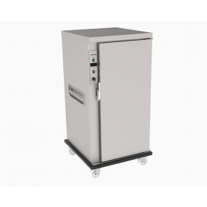Carucior cald, capacitate 12 GN2/1-h100mm structura inox, fara containere si gratare, cu 4 manere, roti,  alimentare 220 V